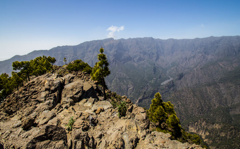 Ausblick vom Gipfel des Pico Bejenado